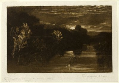 Kanał Winchelsea autorstwa Francis Seymour Haden