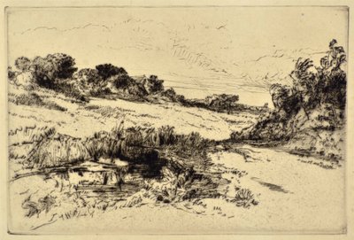 Wzgórze Wiatraka nr 1 autorstwa Francis Seymour Haden