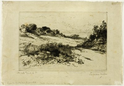 Windmill Hill, nr I autorstwa Francis Seymour Haden