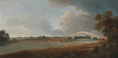 Old Walton Bridge autorstwa Francis Towne