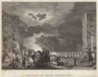 Zamieszki na Broad Street w 1780 r. autorstwa Francis Wheatley