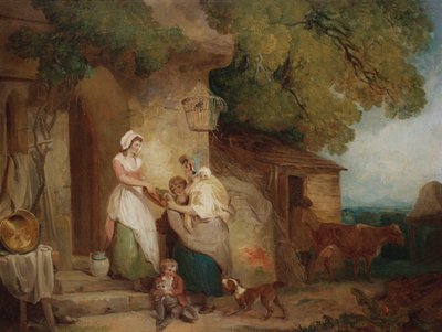 Rustykalna życzliwość, 1791 autorstwa Francis Wheatley