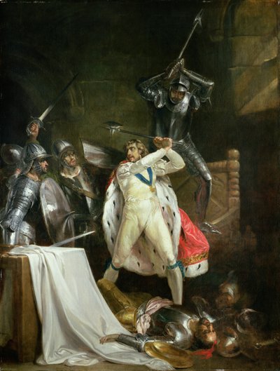 Śmierć króla Ryszarda II, c.1792-93) autorstwa Francis Wheatley