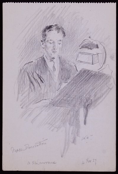 Portret AK Lawrence autorstwa Francis Wilfred Lawson