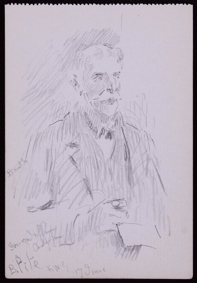 Portret Beresford Pite autorstwa Francis Wilfred Lawson