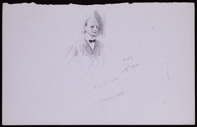Portret Arthura Rackhama autorstwa Francis Wilfred Lawson