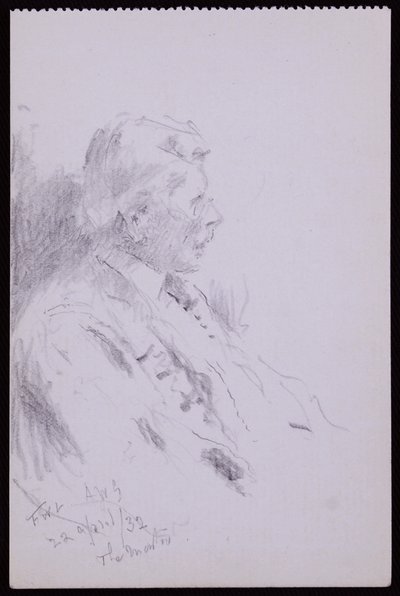 Portret Bazylego Olivera autorstwa Francis Wilfred Lawson