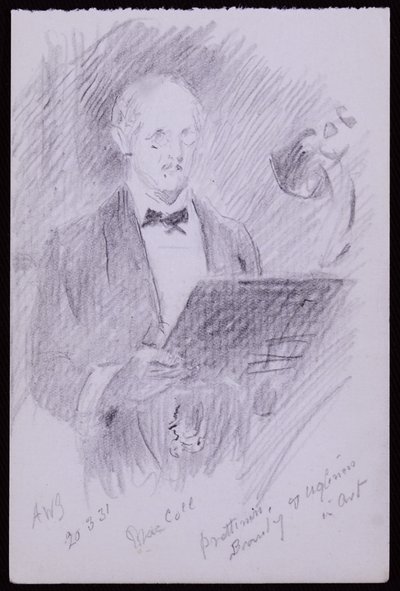 Portret DS MacColla autorstwa Francis Wilfred Lawson