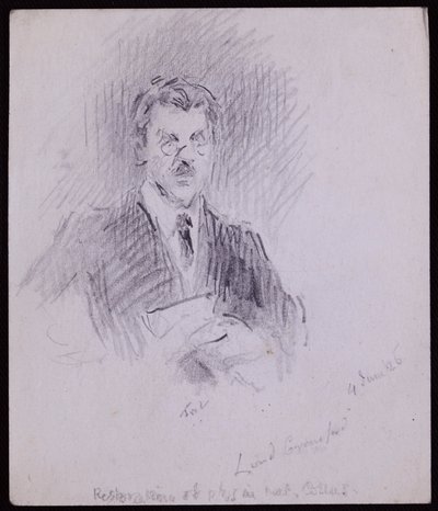 Portret hrabiego Crawford i Balcarres autorstwa Francis Wilfred Lawson