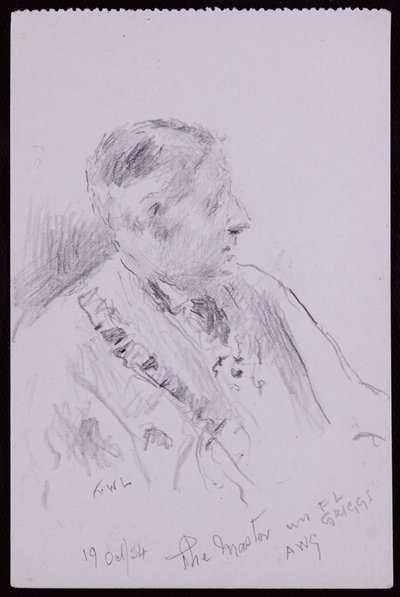 Portret FL Griggsa autorstwa Francis Wilfred Lawson