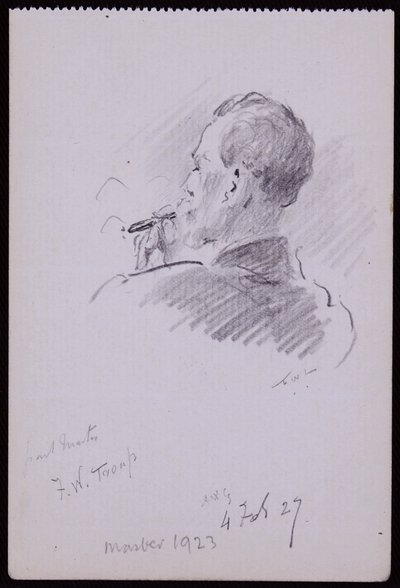 Portret Franciszka Trupy autorstwa Francis Wilfred Lawson