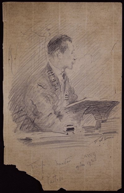 Portret Franciszka Trupy autorstwa Francis Wilfred Lawson