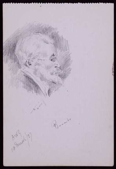 Portret Halsey Ricardo autorstwa Francis Wilfred Lawson
