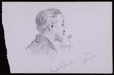 Portret Harolda Speeda autorstwa Francis Wilfred Lawson