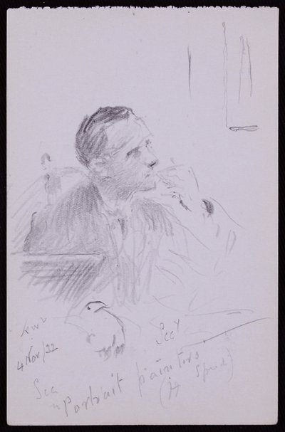 Portret Harolda Speeda autorstwa Francis Wilfred Lawson