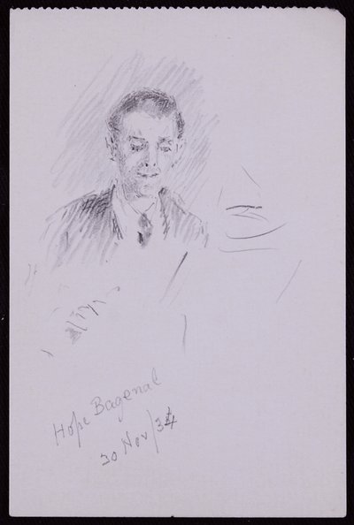 Portret Nadziei Bagenal autorstwa Francis Wilfred Lawson