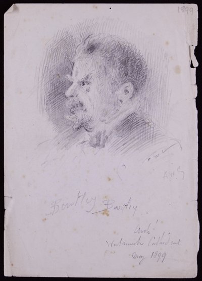 Portret JF Bentleya autorstwa Francis Wilfred Lawson