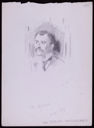 Portret Mervyna Macartneya autorstwa Francis Wilfred Lawson