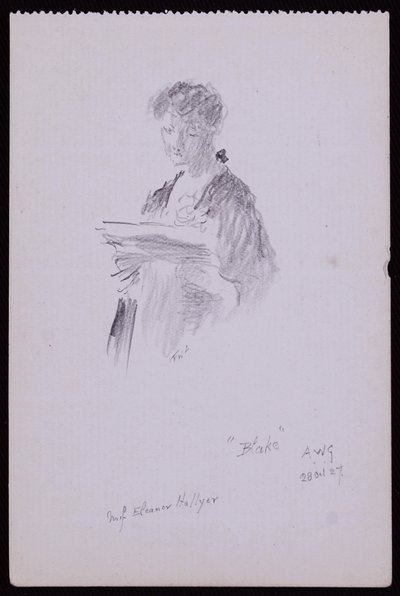 Portret panny Eleanor Hellyer autorstwa Francis Wilfred Lawson
