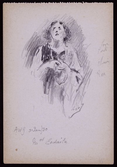 Portret pani Arundel Esdaile autorstwa Francis Wilfred Lawson