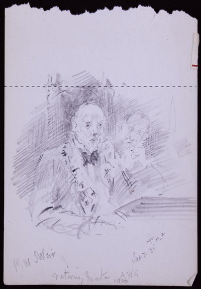 Portret RW Schultza Weira autorstwa Francis Wilfred Lawson