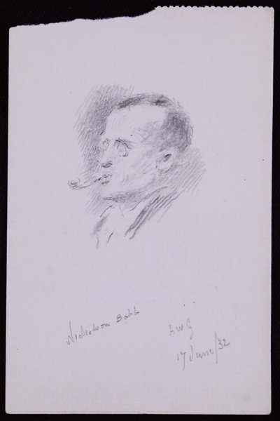 Portret S. Nicholsona Babb autorstwa Francis Wilfred Lawson