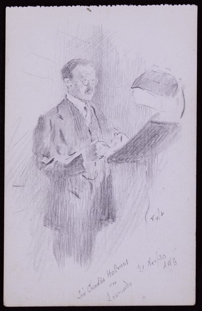 Portret Sir Charlesa Holmesa autorstwa Francis Wilfred Lawson