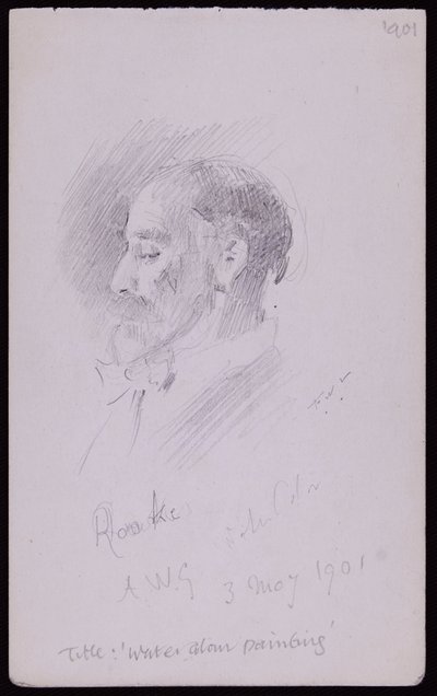 Portret TM Rooke autorstwa Francis Wilfred Lawson