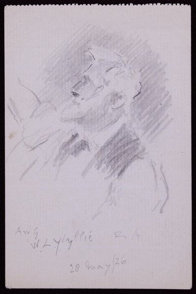 Portret WL Wyllie autorstwa Francis Wilfred Lawson
