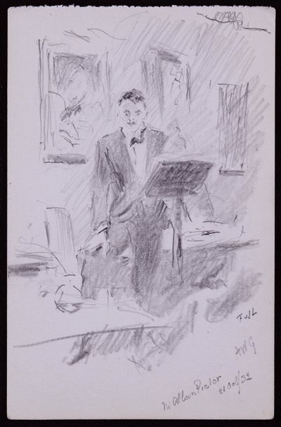 Portret W. Allana Pictora autorstwa Francis Wilfred Lawson