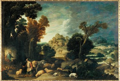 Le buisson ardent - Mojżesz i płonący krzew ... autorstwa Francisco Collantes