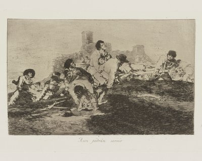Mogą jeszcze służyć (Mogą jeszcze służyć), pl. 24 z cyklu Katastrofy wojny autorstwa Francisco de Goya