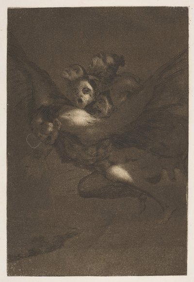 Bon Voyage Bon Voyage, z The Caprices Los Caprichos, płyta 64, 1799. autorstwa Francisco de Goya