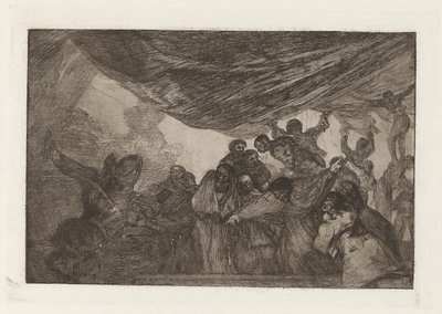 Disparate claro (Clear Folly), znany również jako Sin recomendarse a Dios ni al diablo (Bez polecania się ani Bogu, ani diabłu), z serii Los disparates (Los proverbios) autorstwa Francisco de Goya