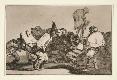 Disparate de carnaval (Szaleństwo karnawałowe), pl. 14 z serii Los proverbios autorstwa Francisco de Goya