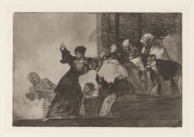 Disparate pobre (Poor Folly), znany również jako Dwie głowy są lepsze niż jedna, z serii Los disparates (Los proverbios) autorstwa Francisco de Goya