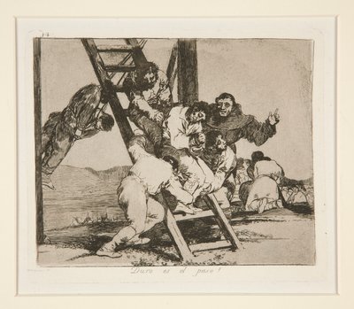 Trudny jest krok! (Przedmiot autorstwa Francisco de Goya