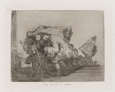 To nie mniej, płyta 67 z Katastrof wojennych autorstwa Francisco de Goya
