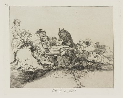 To jest najgorsze! (To jest najgorsze!), pl. 74 z cyklu Katastrofy wojny autorstwa Francisco de Goya