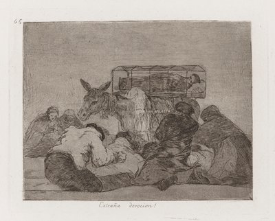 Dziwne oddanie! (Dziwne nabożeństwo!), Płyta 66 z filmu Katastrofy wojny autorstwa Francisco de Goya