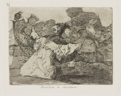 Szarlatan show-biznes. (szarlatani autorstwa Francisco de Goya