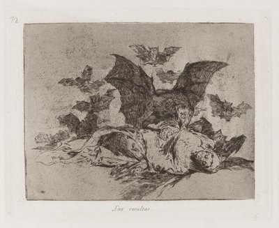 Wyniki (Konsekwencje), Tablica 72 z Klęsk wojennych autorstwa Francisco de Goya