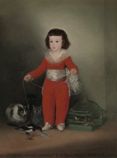 Manuel Osorio Manrique de Zuñiga 1784-1792, 1787-88. autorstwa Francisco de Goya