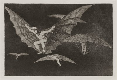 Modo de volar (Droga latania), znany również jako Donde hay ganas hay ma?a (Gdzie tam autorstwa Francisco de Goya