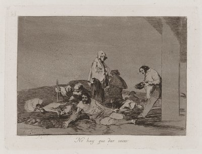 Nie ma potrzeby dawania głosów (It autorstwa Francisco de Goya
