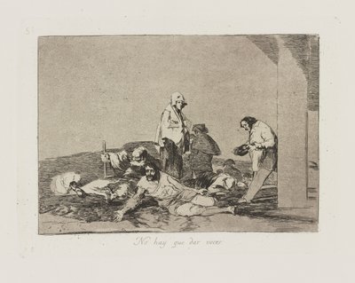 Nie musisz krzyczeć. (Przedmiot autorstwa Francisco de Goya