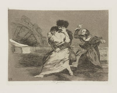 Nie chcą. (Oni nie autorstwa Francisco de Goya