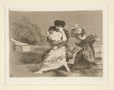 No quieren [sic] (oni Don autorstwa Francisco de Goya