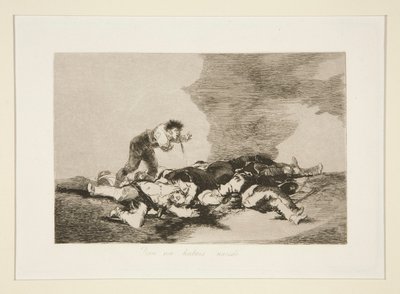 Po to się urodziłeś (Po to się urodziłeś), pl. 12 z Katastrofy wojny autorstwa Francisco de Goya