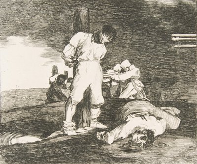 Tablica 15 z Klęsk wojennych Los Desastres de la Guerra: I nie ma pomocy..., 1810. autorstwa Francisco de Goya